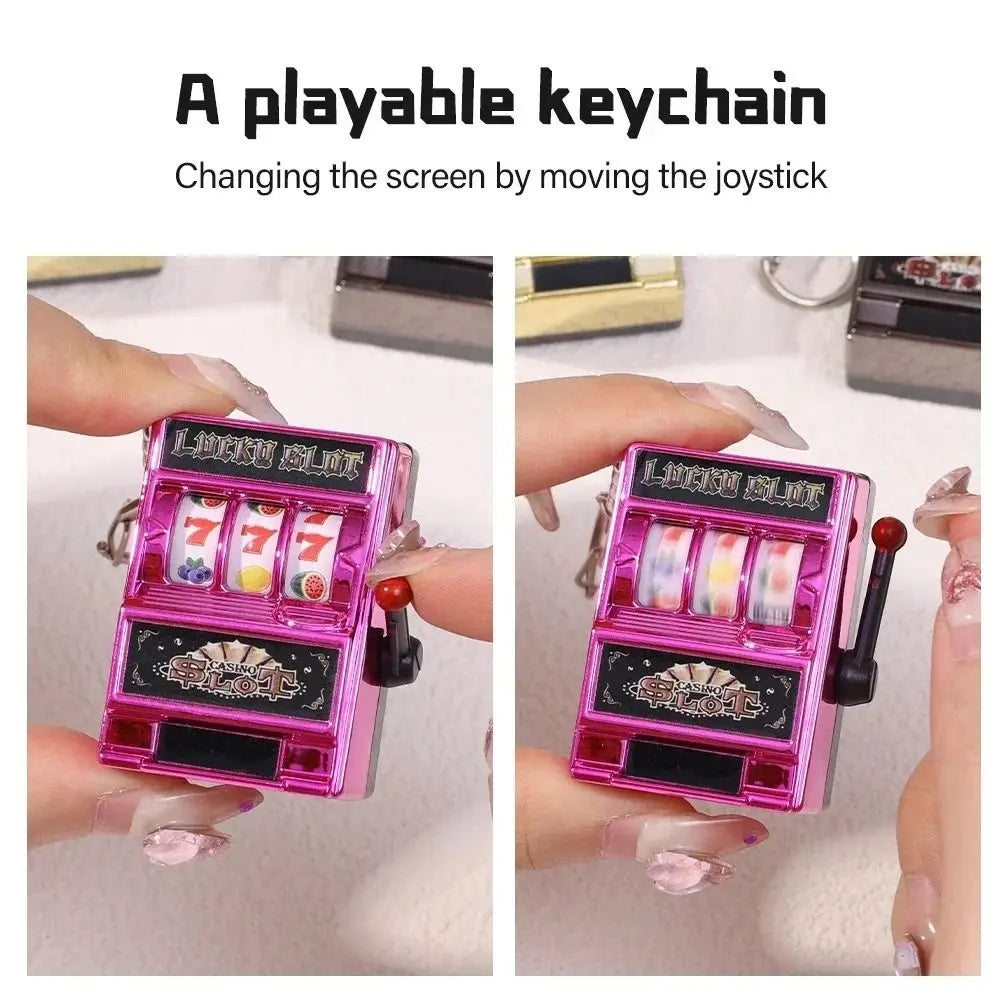 Mini Slot Machine Key Chain (Playable)